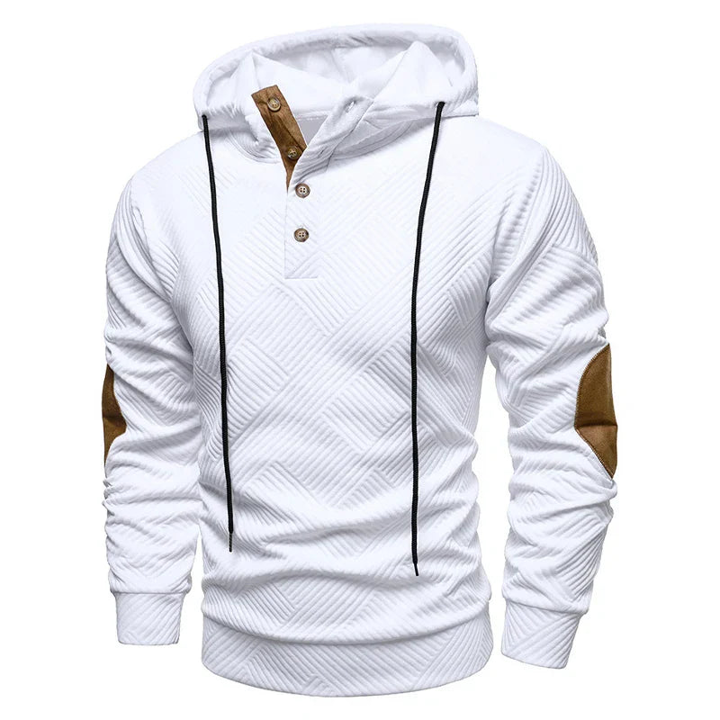 MANSSINO™ | Slim-Fit Half-Button Hooded