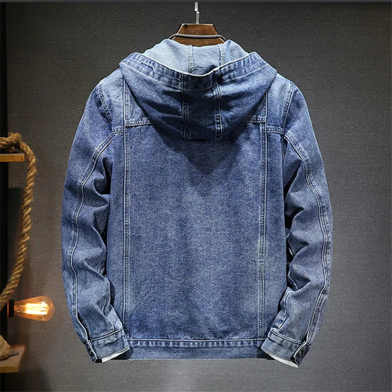 MONVIEL | Retro Denim Hoodie
