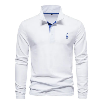 MANSSINO™ | Men's Embroidered Polo Collar Pullover