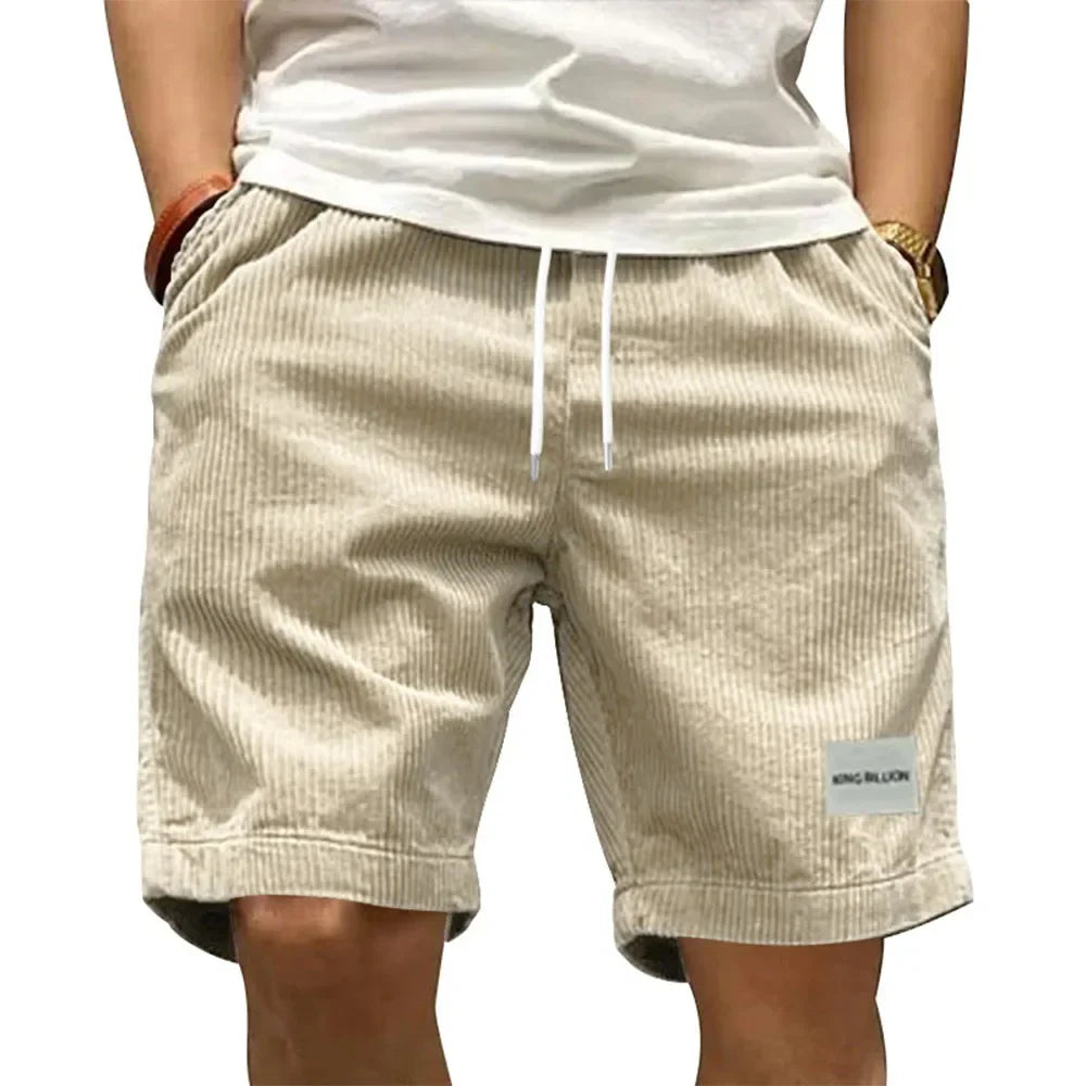 Ziven™ | Short Cargo Rétro en Velours Côtelé