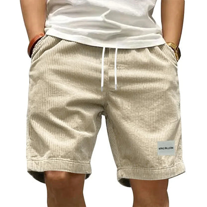 Ziven™ | Short Cargo Rétro en Velours Côtelé