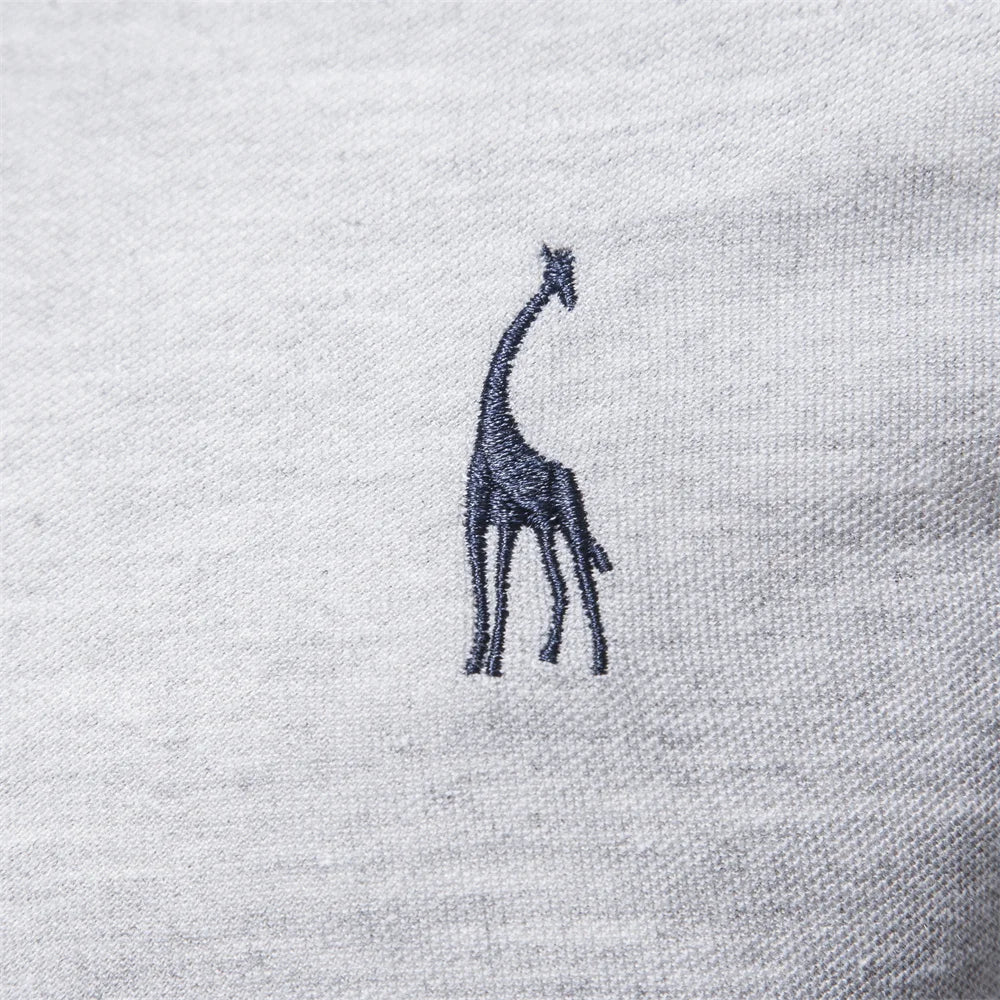MANSSINO™ | Men's Embroidered Polo Collar Pullover