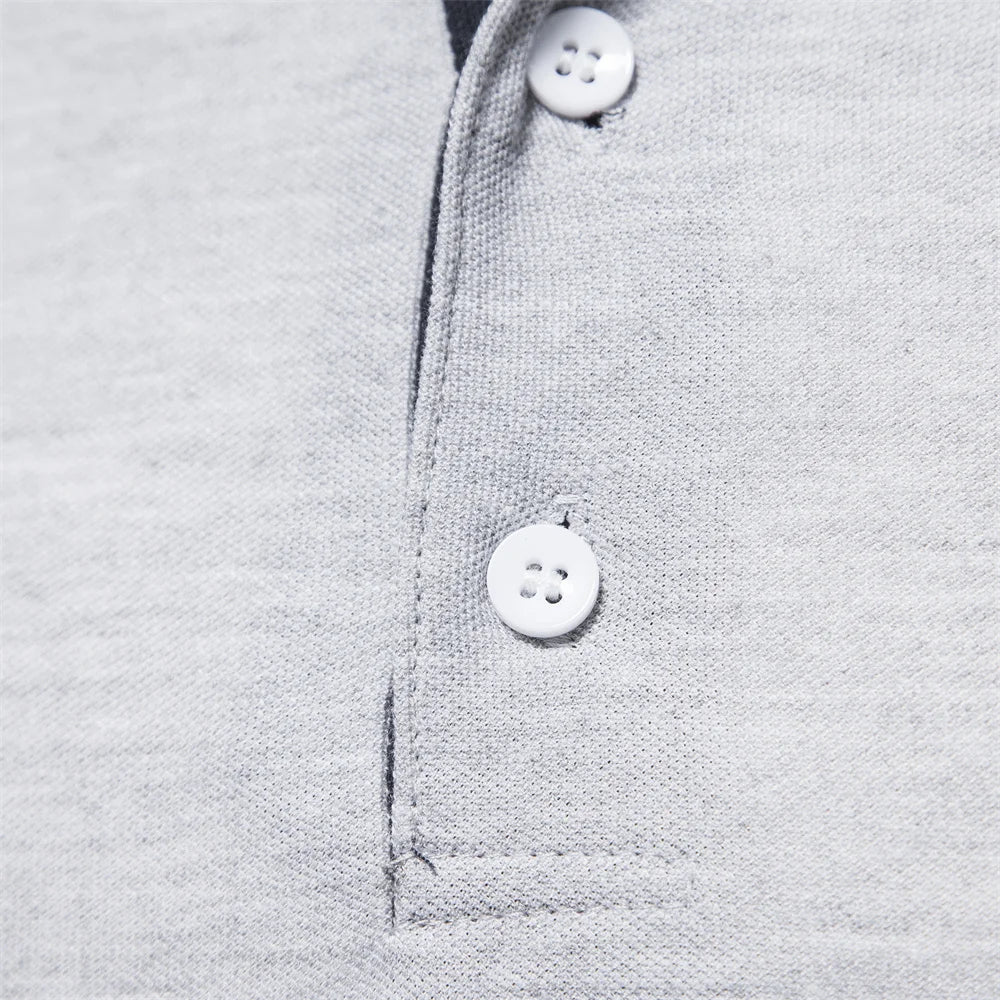 MANSSINO™ | Men's Embroidered Polo Collar Pullover