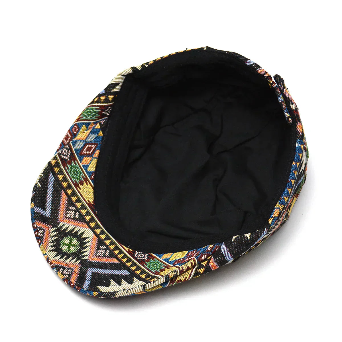 MONVIEL | Vintage Printed Flat Cap