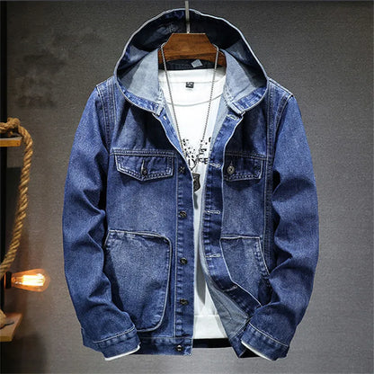 MONVIEL | Retro Denim Hoodie