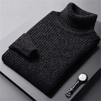 MANSSINO™ | Men's Dense Knit Fitted Turtleneck