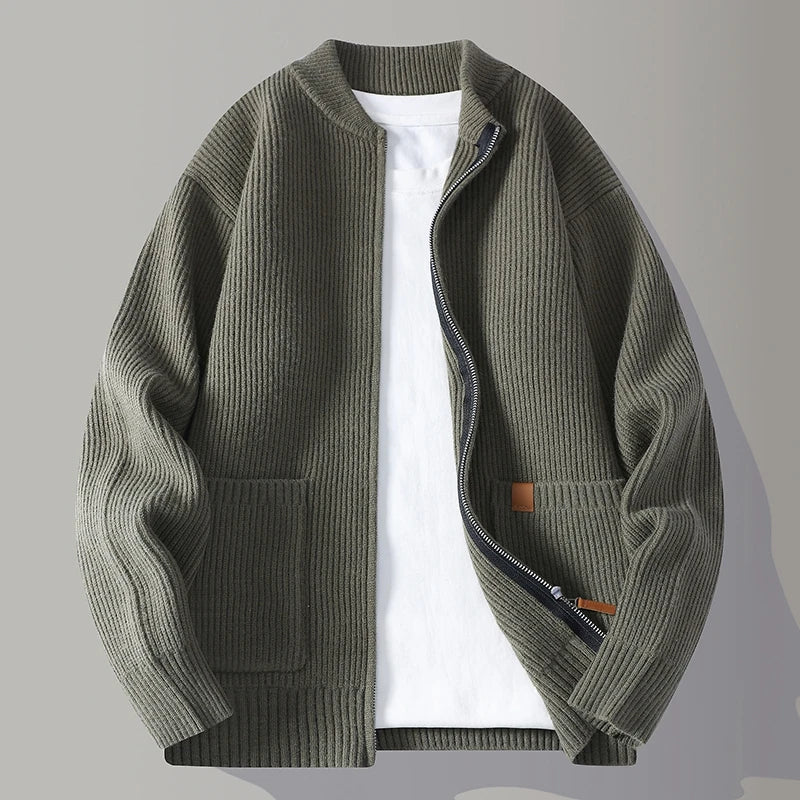 Oskar™ | Veste zippée en velours côtelé