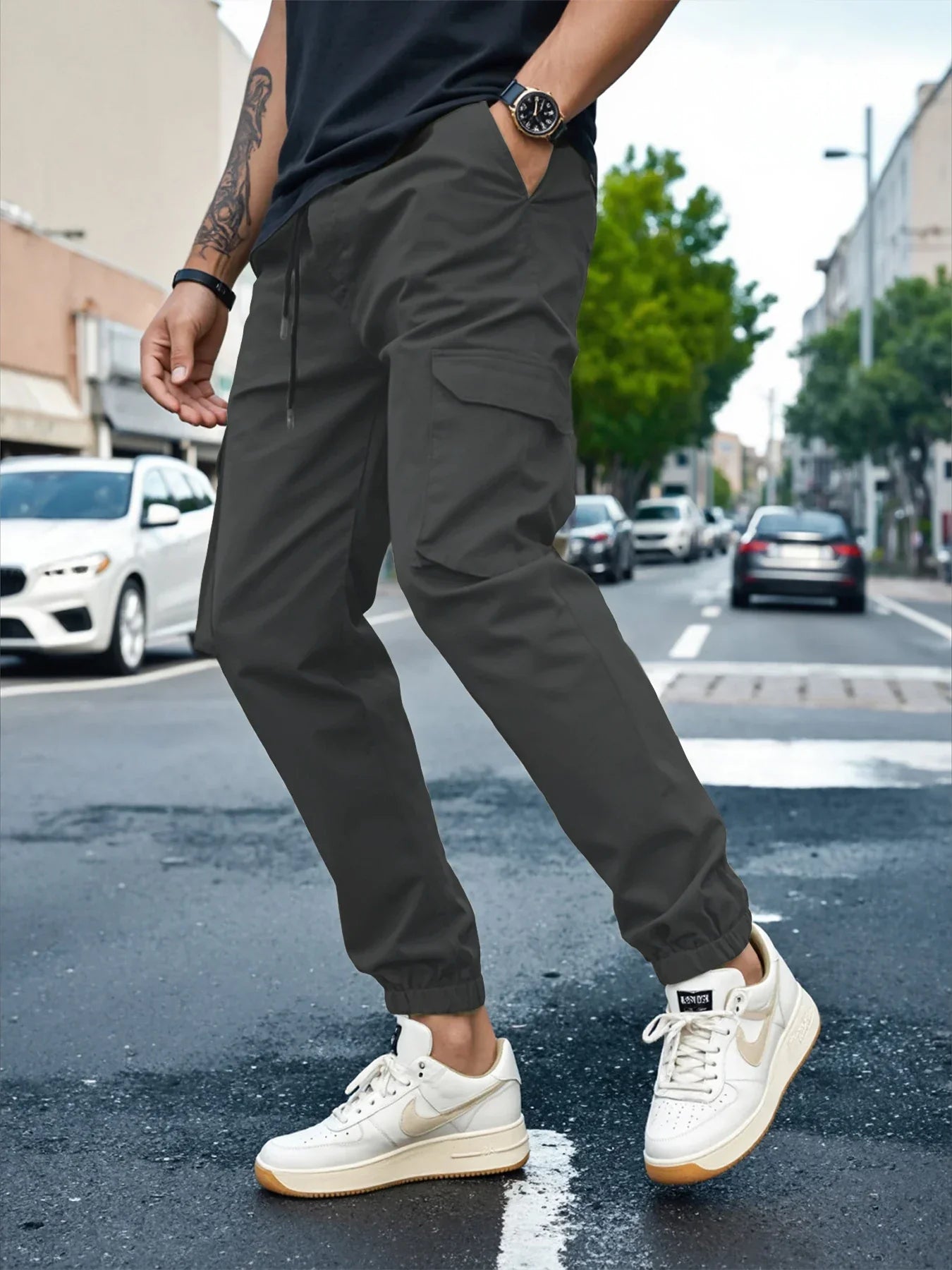 MANSSINO™ | Men's Slim Tapered Cargo Trousers