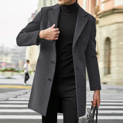 MANSSINO™ | Wool Blend Overcoat
