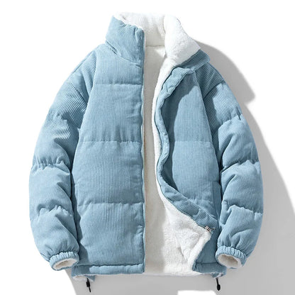 MANSSINO™ | Fleece-Lined Corduroy Puffer