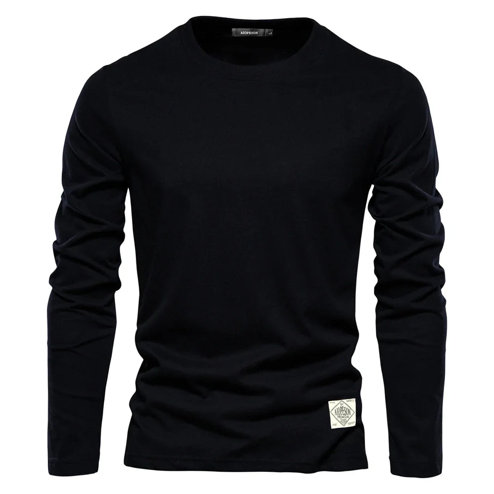 MONVIEL™ | Men's Long-Sleeve Cotton T-Shirt