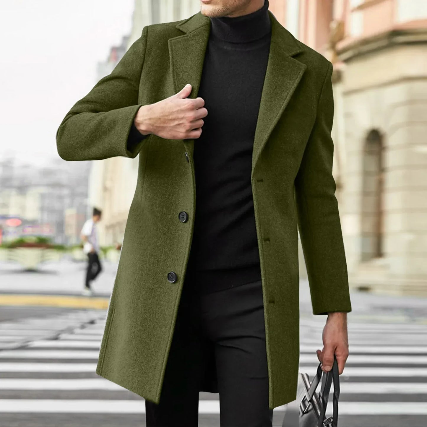 MANSSINO™ | Wool Blend Overcoat