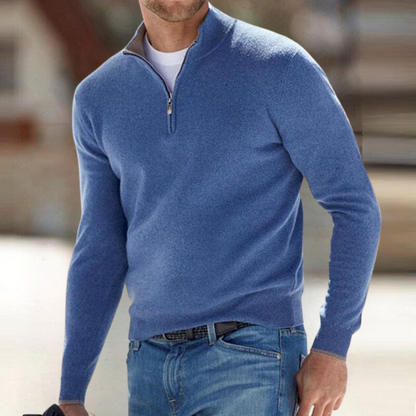 MONVIEL | Mens Half-Zip Knit
