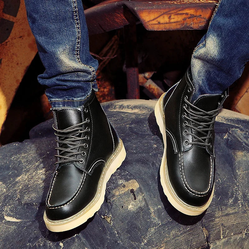 MONVIEL | CLASSIC LACE-UP BOOTS