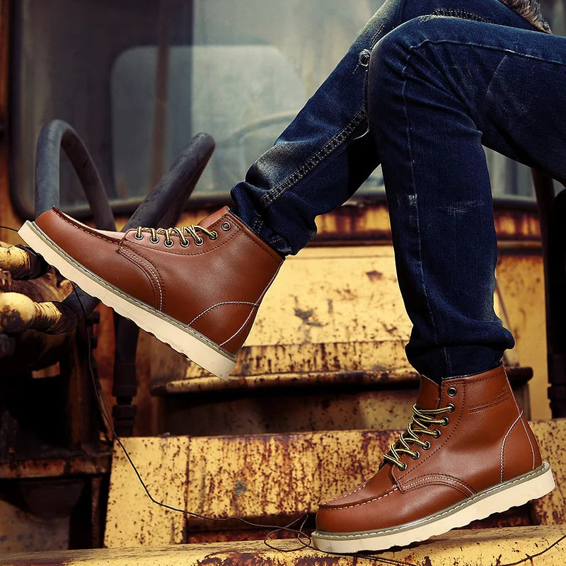MONVIEL | CLASSIC LACE-UP BOOTS