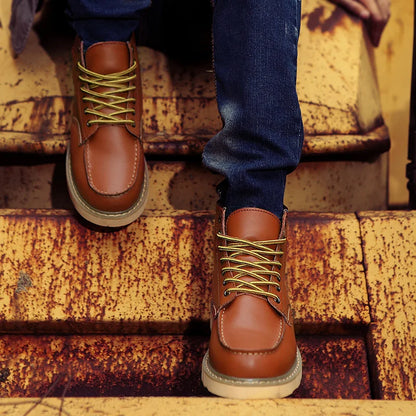 MONVIEL | CLASSIC LACE-UP BOOTS