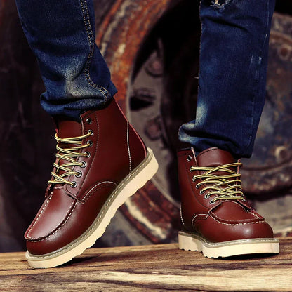 MONVIEL | CLASSIC LACE-UP BOOTS