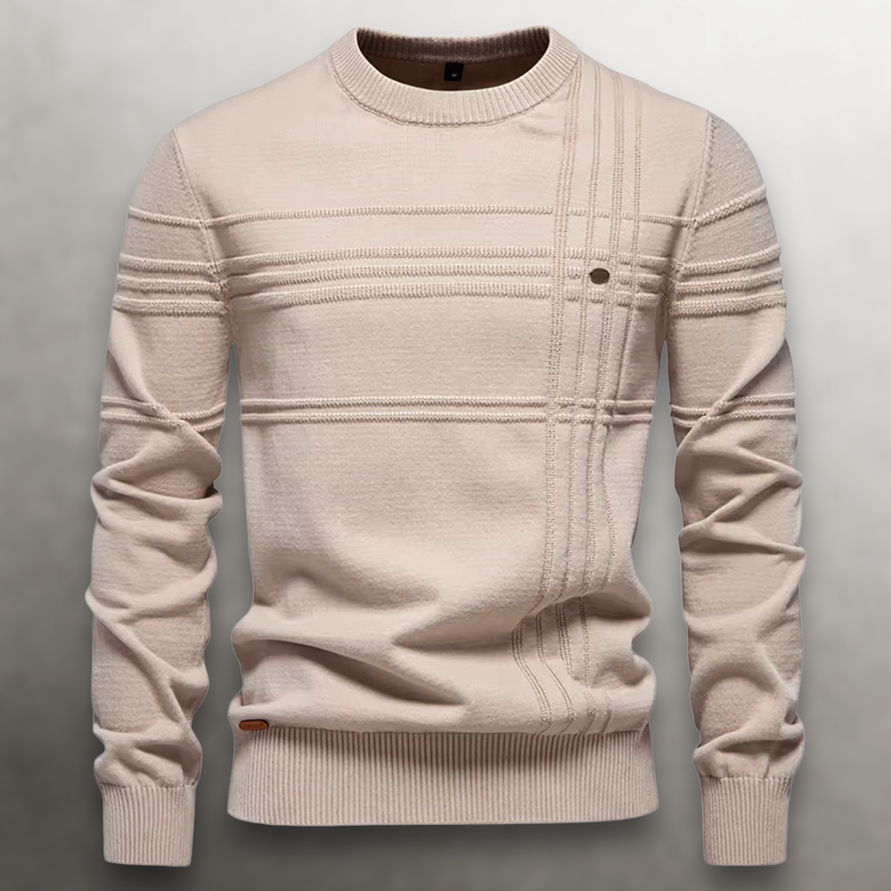 MONVIEL™ | Tonal-Textured Slim Knit