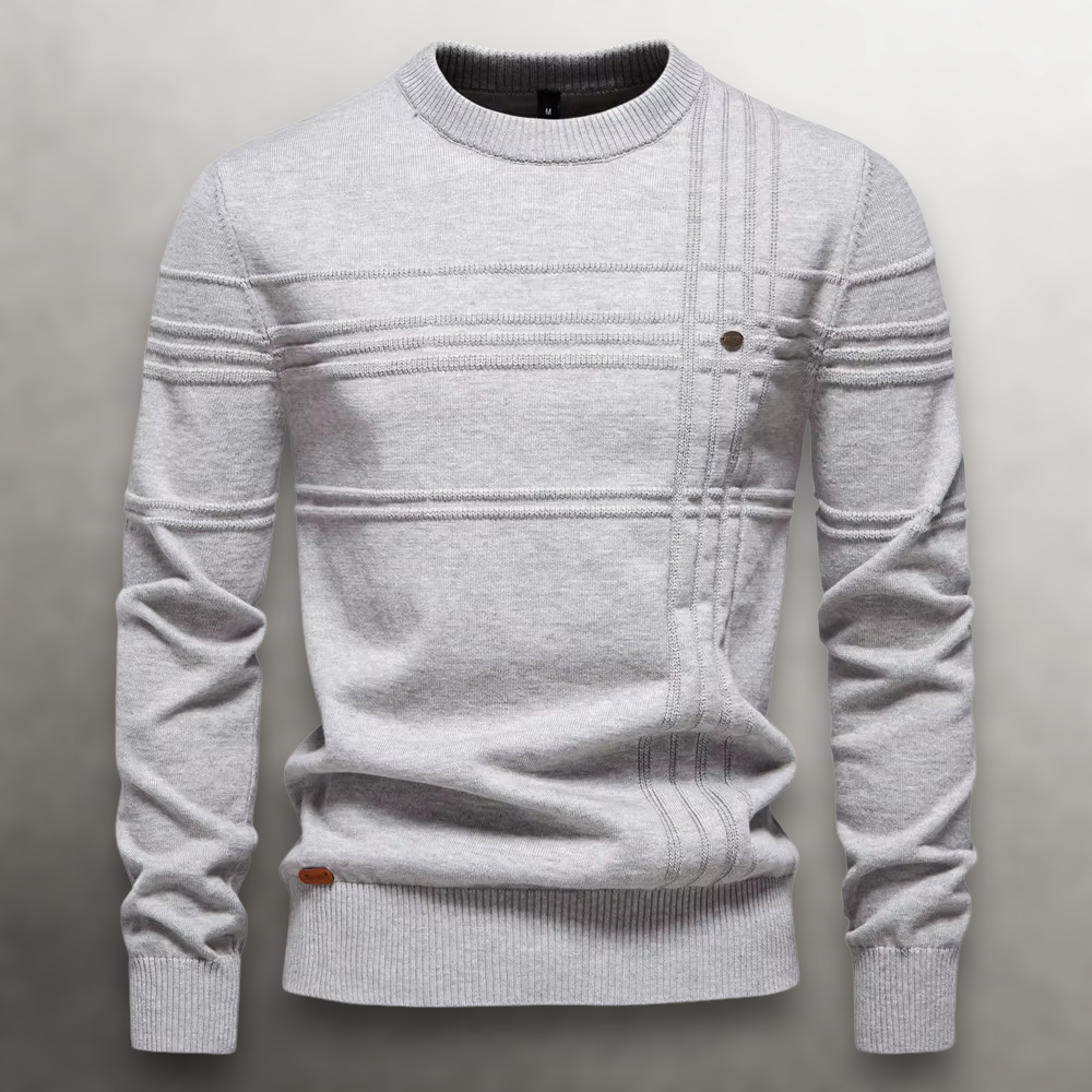 MONVIEL™ | Tonal-Textured Slim Knit