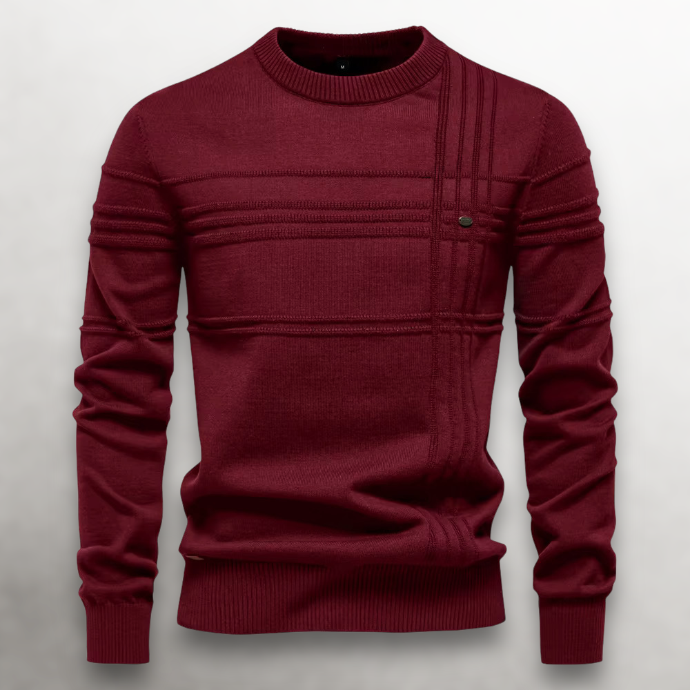 MONVIEL™ | Tonal-Textured Slim Knit
