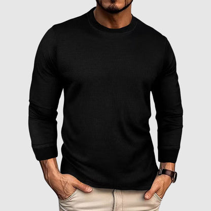 MANSSINO™ | Men's Knitted Mock-Neck Shirt