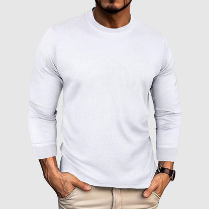 MANSSINO™ | Men's Knitted Mock-Neck Shirt