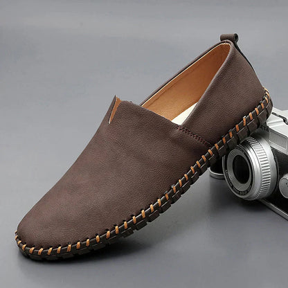 MANSSINO™ | Men's Polished Leather Dress Loafer