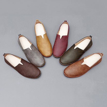MANSSINO™ | Men's Polished Leather Dress Loafer