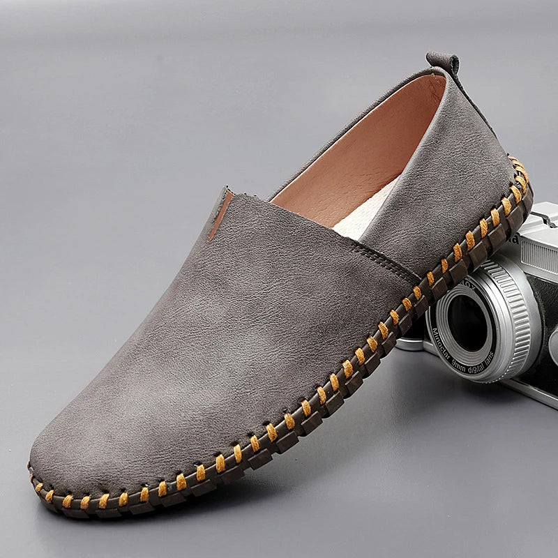 MANSSINO™ | Men's Polished Leather Dress Loafer