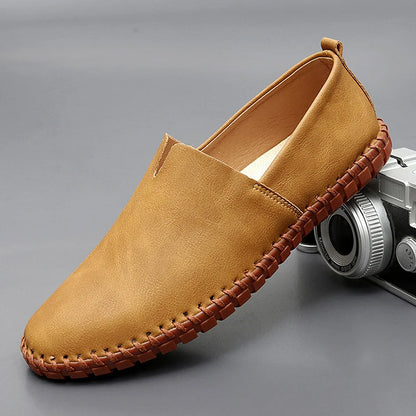 MANSSINO™ | Men's Polished Leather Dress Loafer