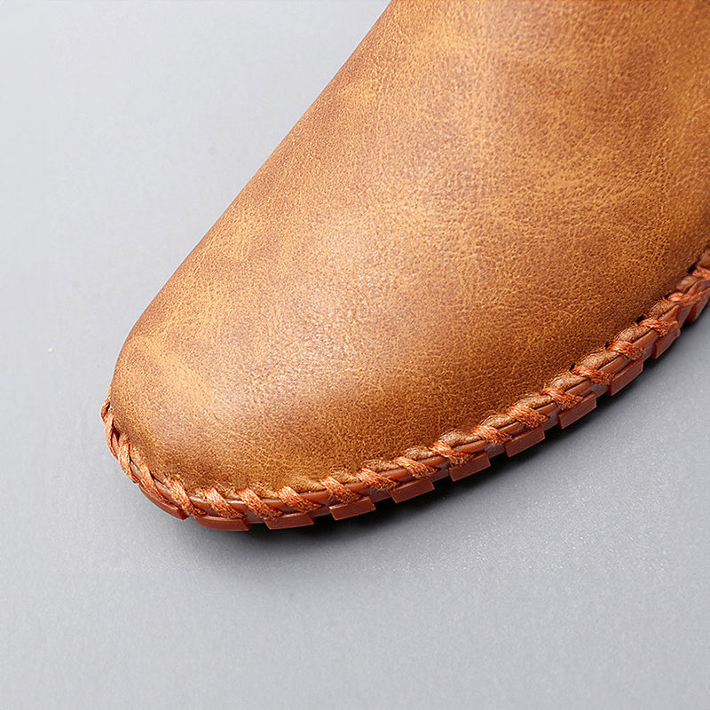 MANSSINO™ | Men's Polished Leather Dress Loafer