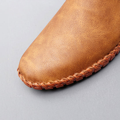 MANSSINO™ | Men's Polished Leather Dress Loafer