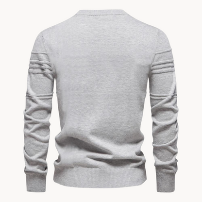 MONVIEL | Mens Fine-Striped Knit