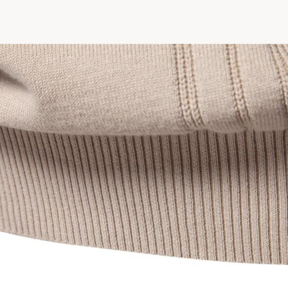 MANSSINO™ | Men's Fine Stripe Winter Knit Pullover
