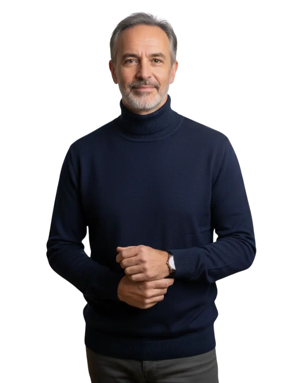MANSSINO™ | Men's Fine Knit Turtleneck Pullover