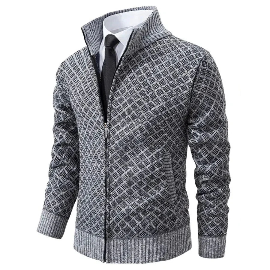 MANSSINO™ | Men's Waffle Knit Zip Gilet