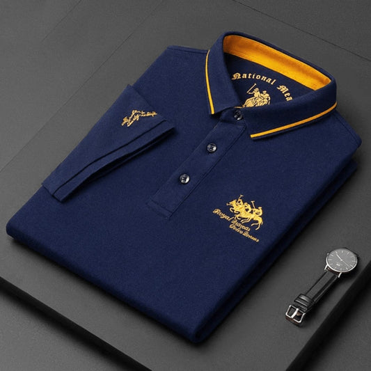 MONVIEL™ | Contrast-Trim Breathable Polo