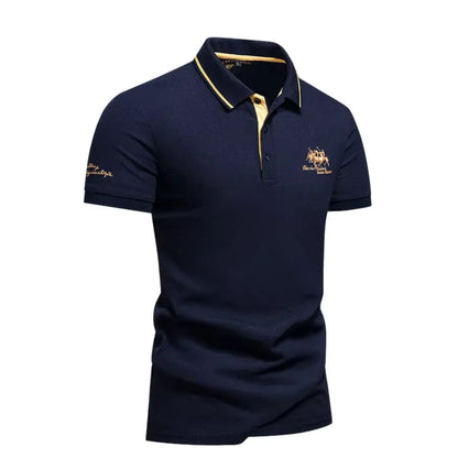 MONVIEL™ | Contrast-Trim Breathable Polo
