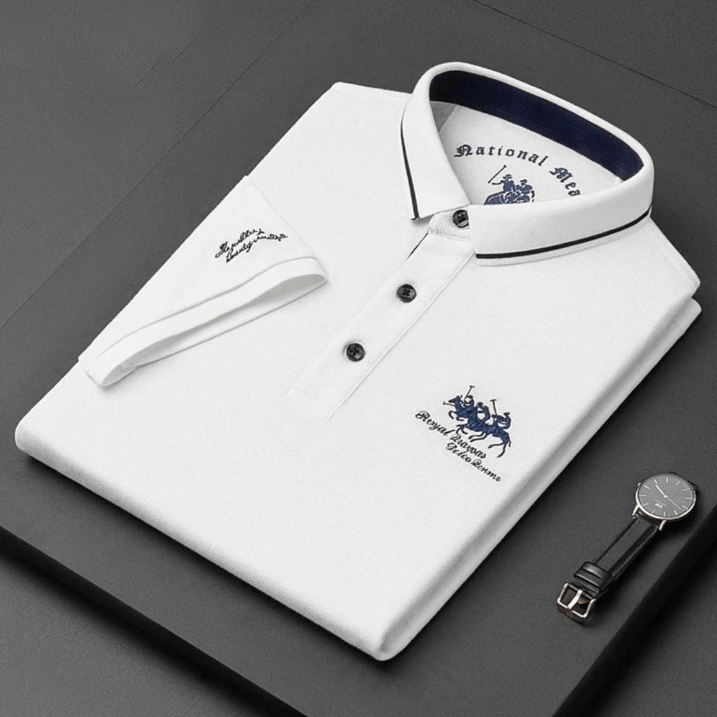 MONVIEL™ | Contrast-Trim Breathable Polo