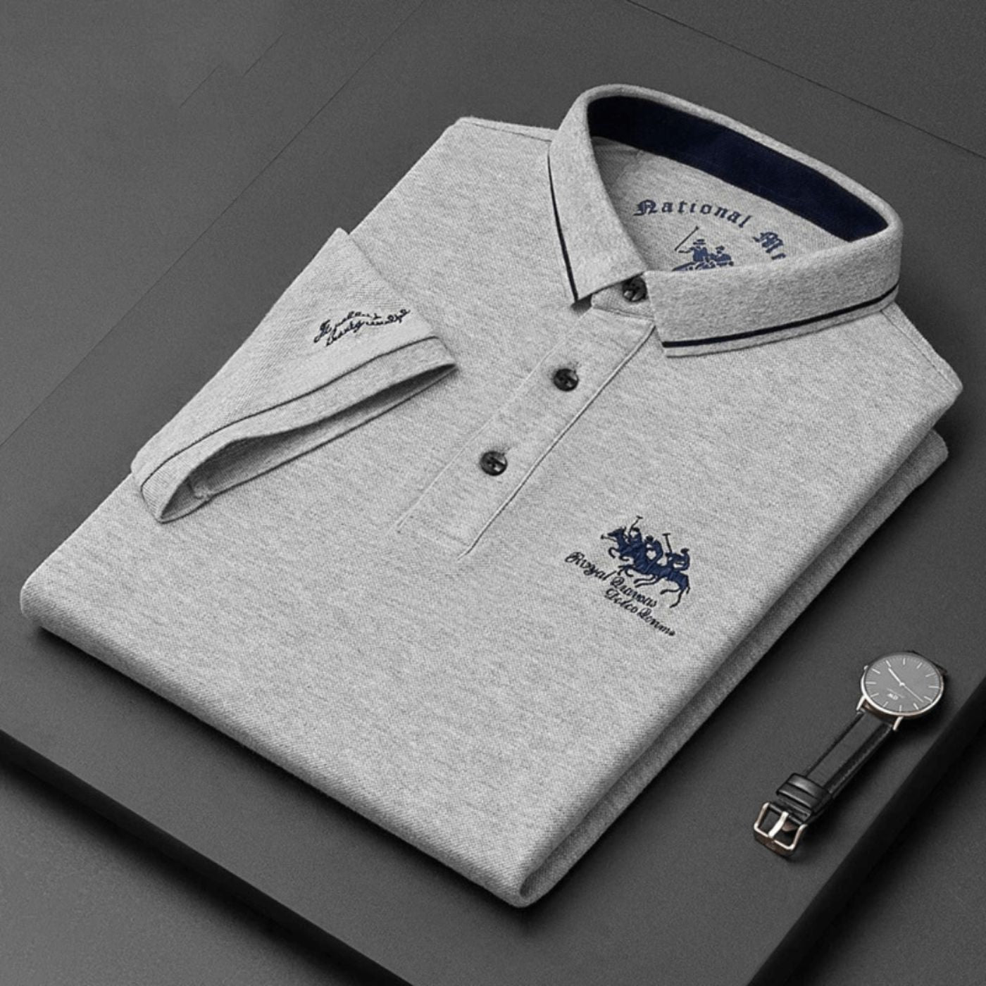 MONVIEL™ | Contrast-Trim Breathable Polo