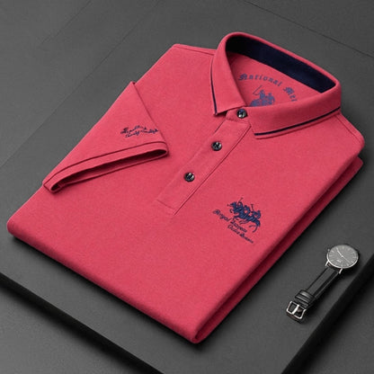 MONVIEL™ | Contrast-Trim Breathable Polo