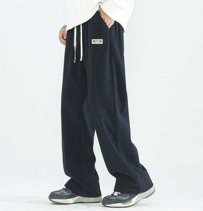 Pantalon Large En Velours Côtelé Pour Homme