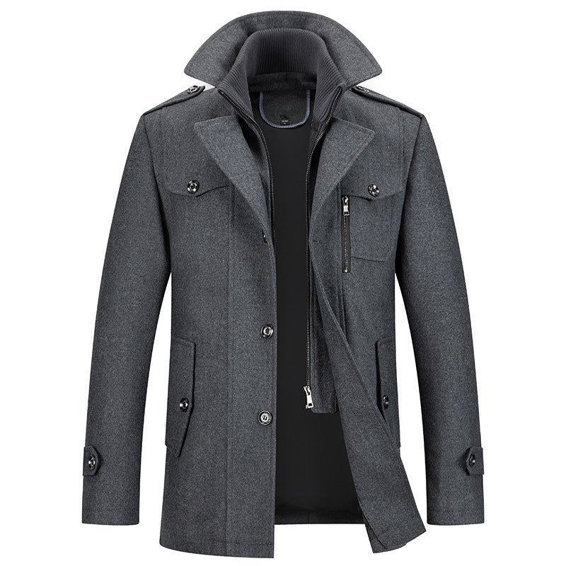MANSSINO™ | Men's Double-Breasted Long Winter Coat
