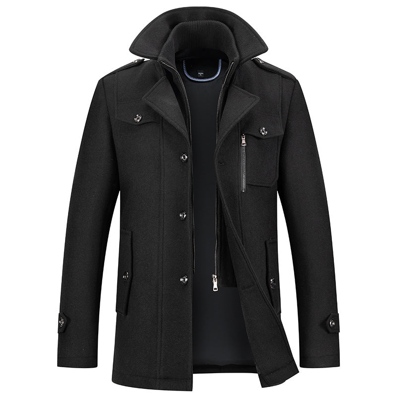 MANSSINO™ | Men's Double-Breasted Long Winter Coat