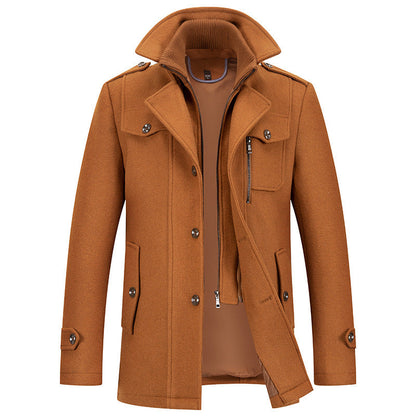 MANSSINO™ | Men's Double-Breasted Long Winter Coat