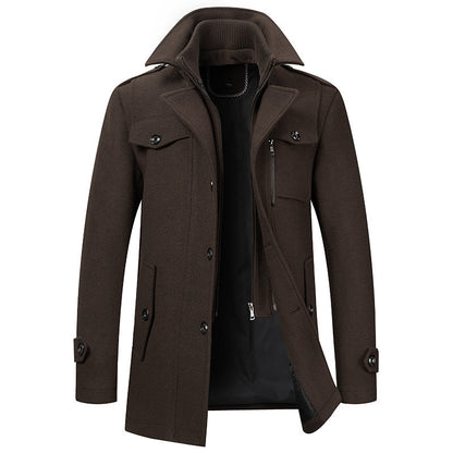 MANSSINO™ | Men's Double-Breasted Long Winter Coat