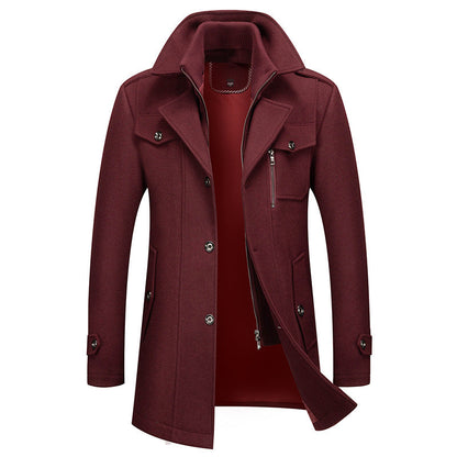 MANSSINO™ | Men's Double-Breasted Long Winter Coat