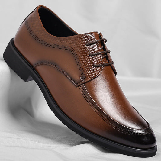 MANSSINO™ | Men's Polished Leather Oxford