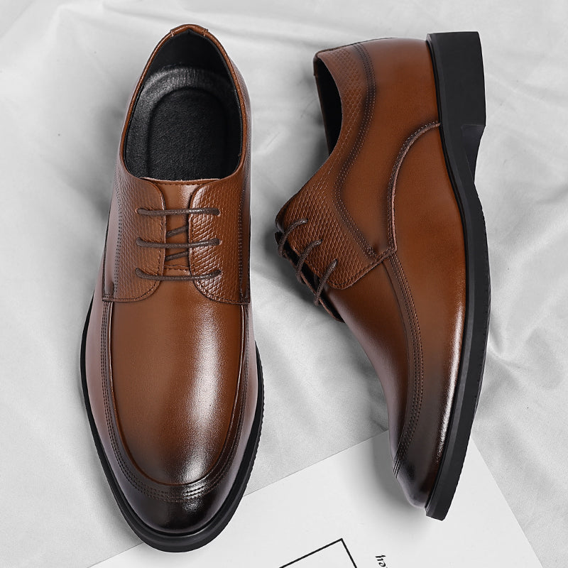 MANSSINO™ | Men's Polished Leather Oxford