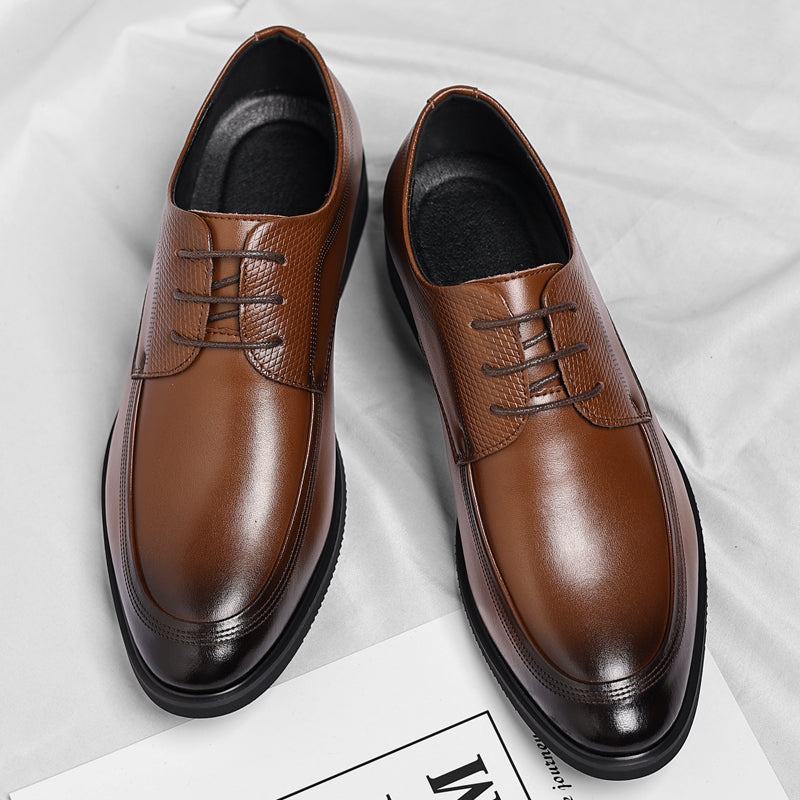 MANSSINO™ | Men's Polished Leather Oxford